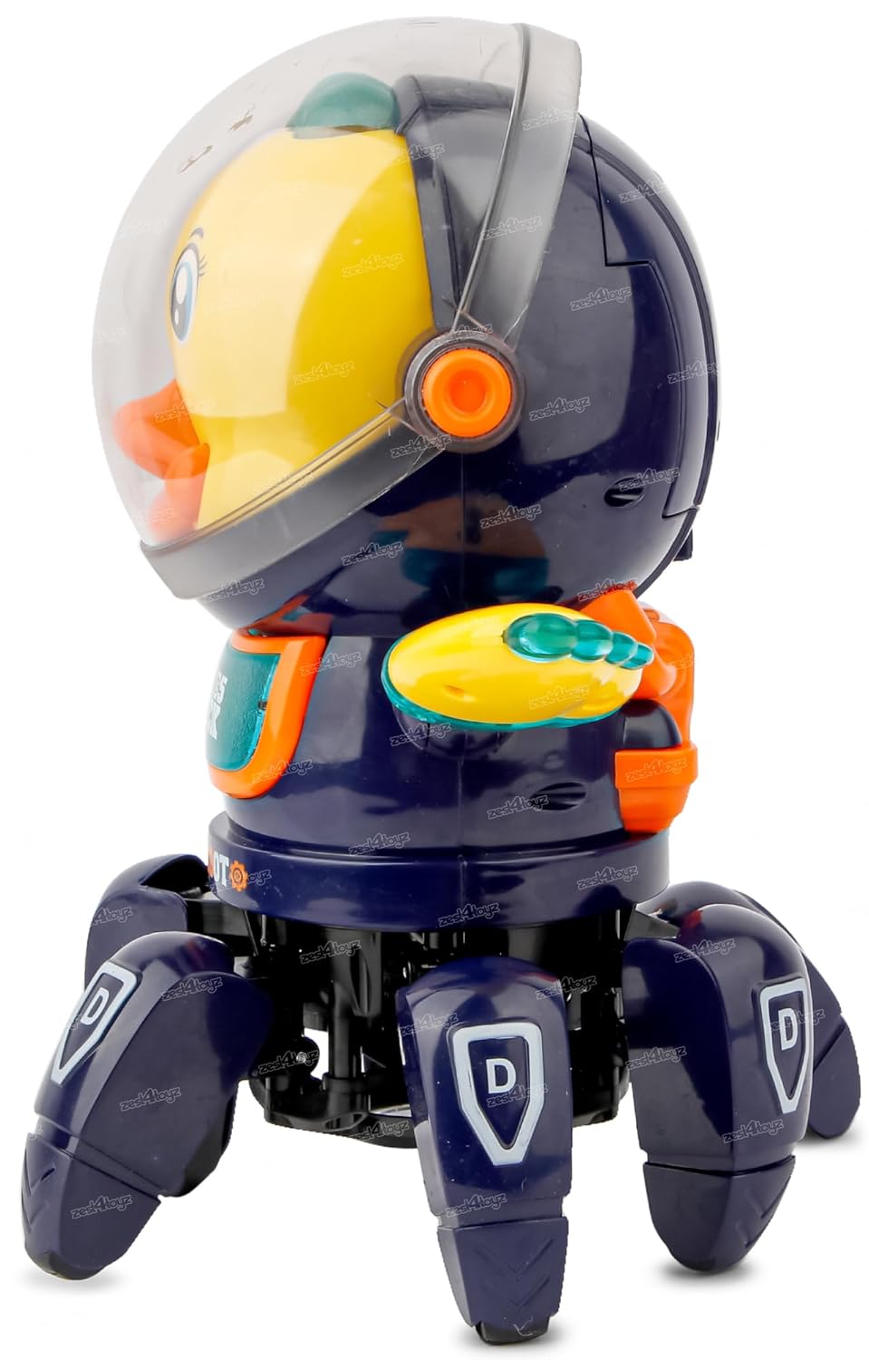 Walking Space Duck Robot Toy with Light Music