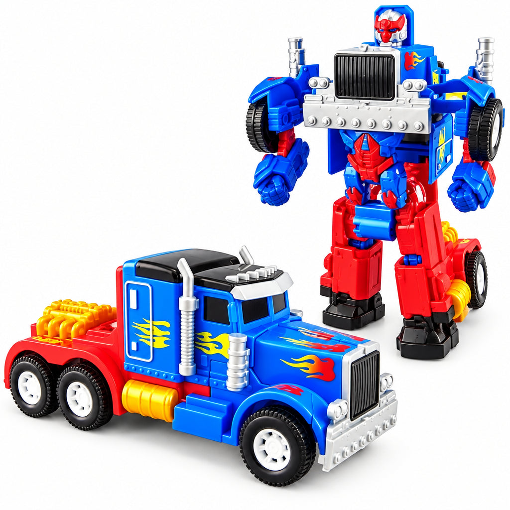 Transforming Track Robot Car for Kids Deform Car 2-in-1 Toy