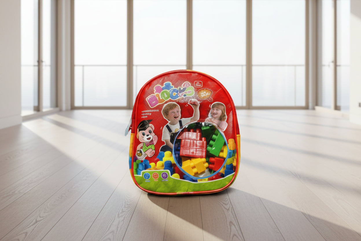 Building Blocks Bumper Backpack Set