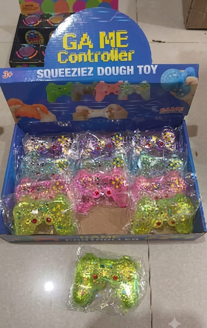 Glitter Squeeze Game Controller Toy -12PCs