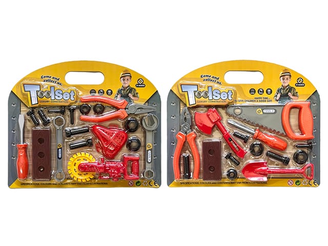 Kids Toy Tool Set – 2 Variant Luxury Combination Pretend Play Toolset