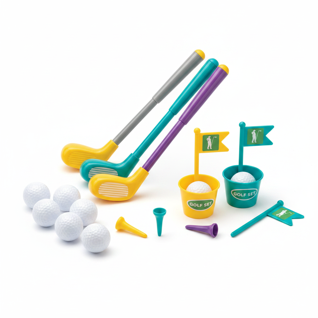 Golf Toy Set - Angled View