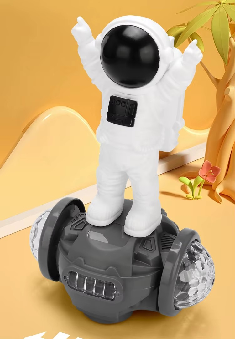 New Astronaut Robot Toy on Balance Bike with Colourful Lighting