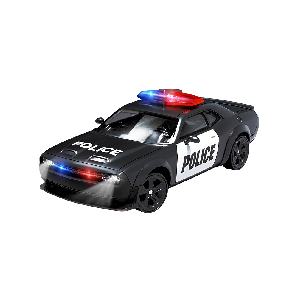 RC Police Drift Car 4WD Remote Control Rechargeable 2.4GHz 1:24 Scale