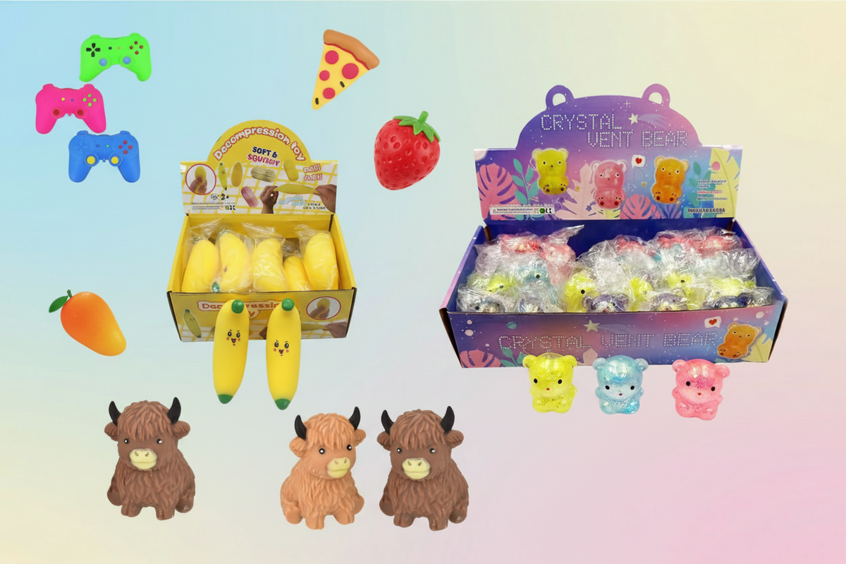 Squishy Toys collection banner