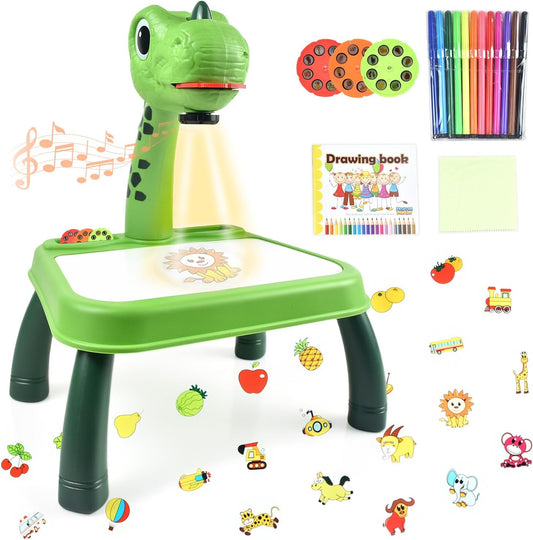 Dinosaur Drawing Projector Painting Table