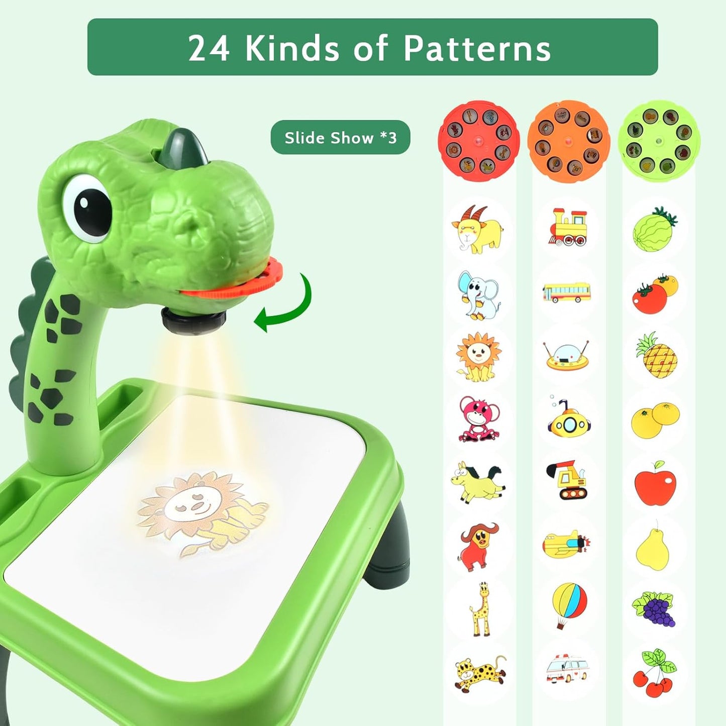 Dinosaur Drawing Projector Painting Table