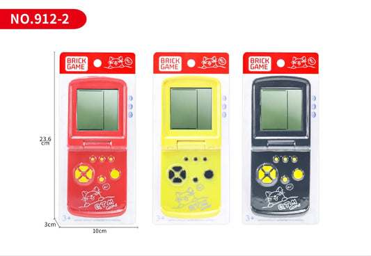 Brick Game Handheld LCD Console – Retro Arcade (3 Colour Variants)