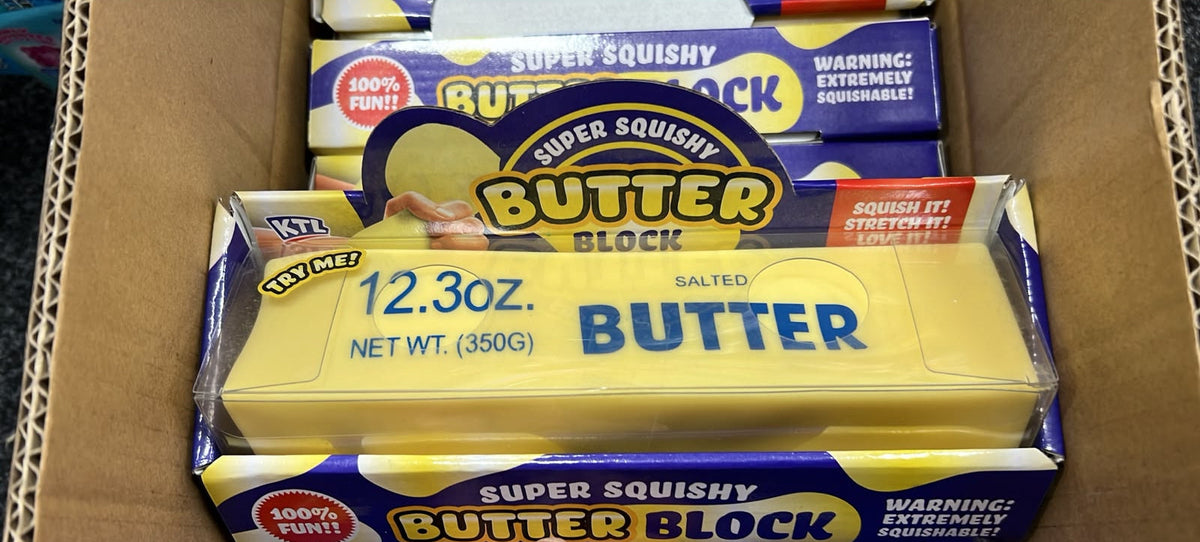 KTL Jumbo Butter Block Squishy Toy - Single Pieces Packing
