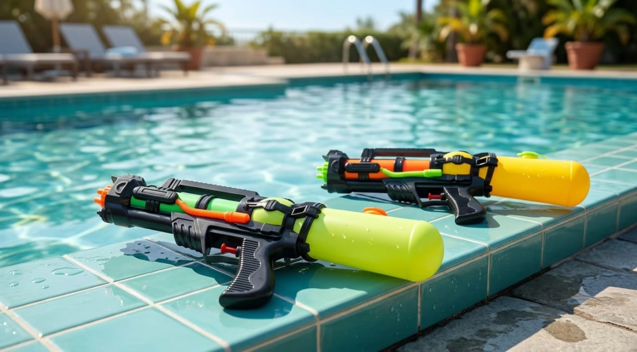 Press-Type Water Gun – Pump-Action Water Blaster