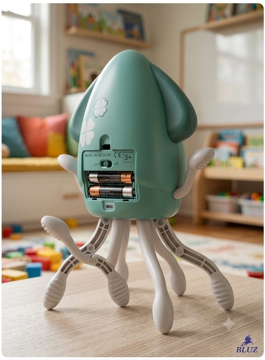 Electric Dancing Squid Toy with Music & Moving Legs