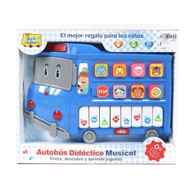 Musical School Bus Piano Sensory Toy for Girls and Boys