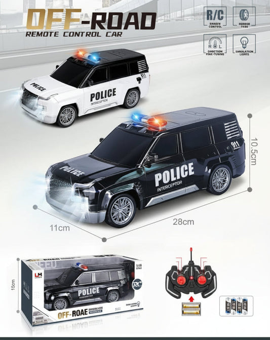 Off-Road RC Police Interceptor Car 1:16 Scale