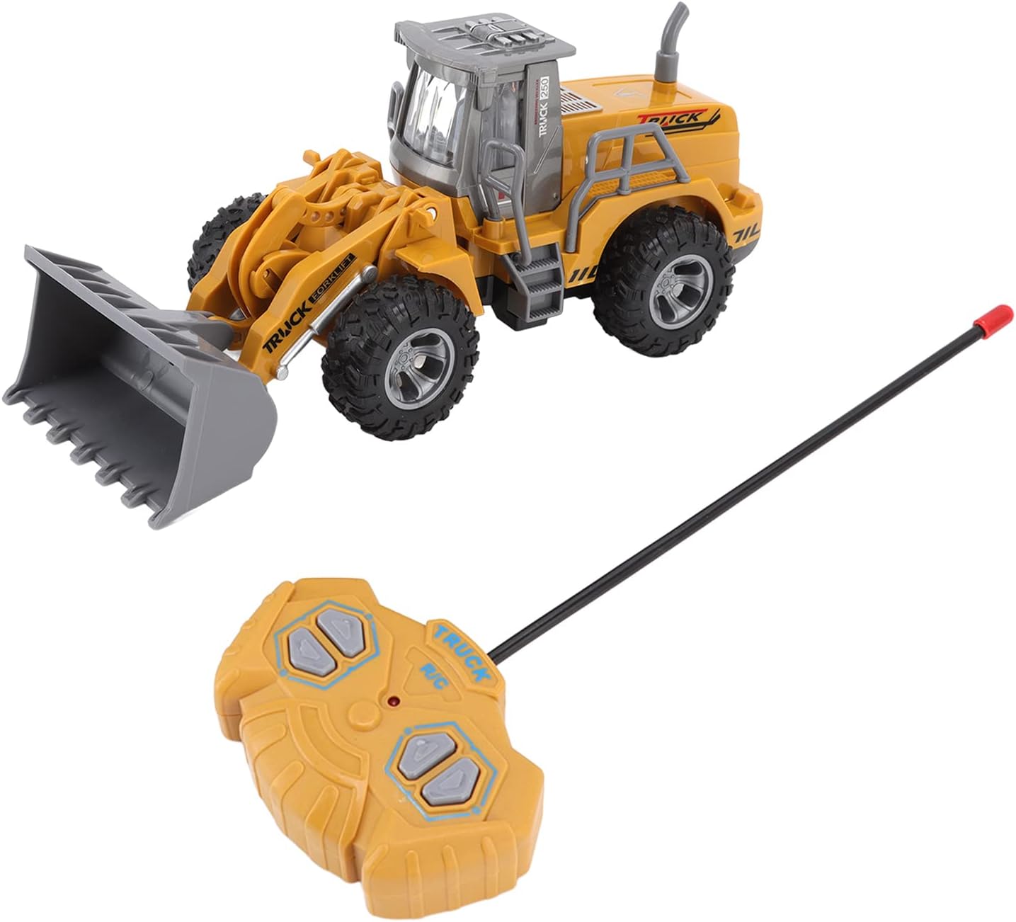 RC Construction Truck Kids Toy Engineering Excavator Track, Remote Control with Light Christmas Birthday Gift