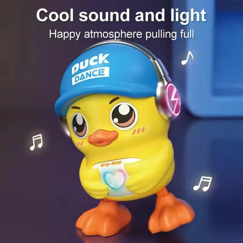 Cute Musical Dancing Duck Yellow with Light and Music