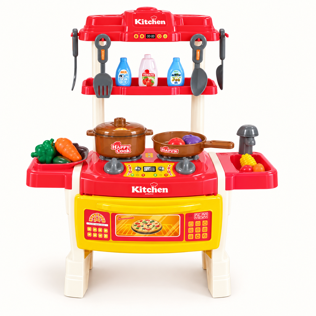 31-piece kitchen playset studio shot