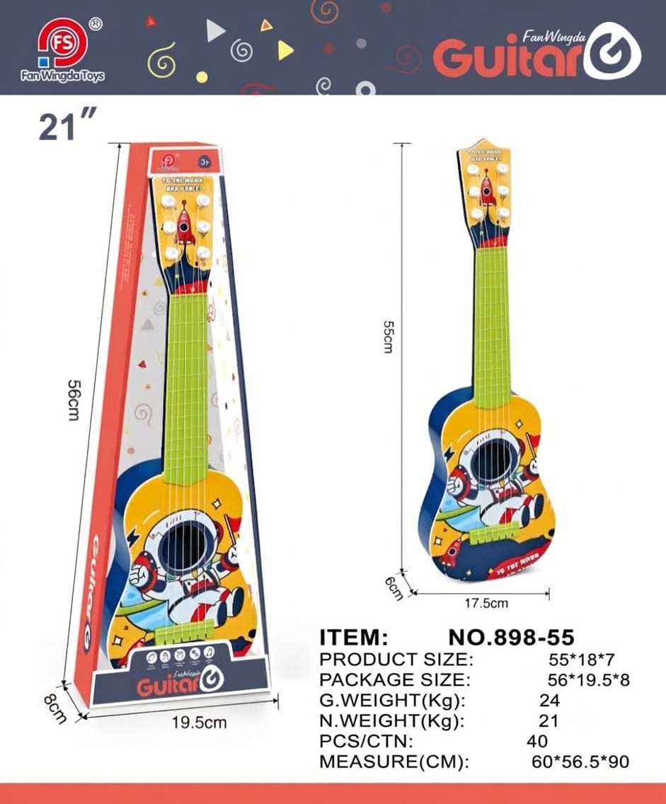 21-Inch Children's Toy Guitar New Design