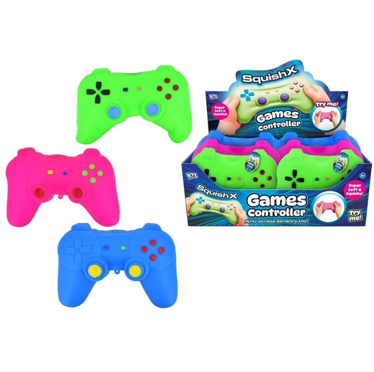 Squishy Game Controller Squeeze Toys – Pack of 6