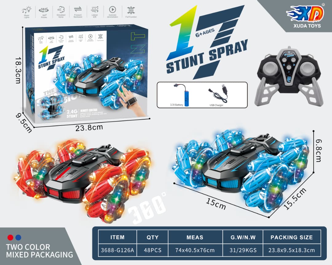 2.4GHz Drift Stunt RC Car - Rechargeable