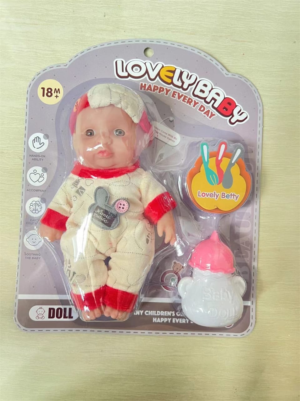 Lovely Baby Happy Every Day Doll – Lovely Betty with Accessories