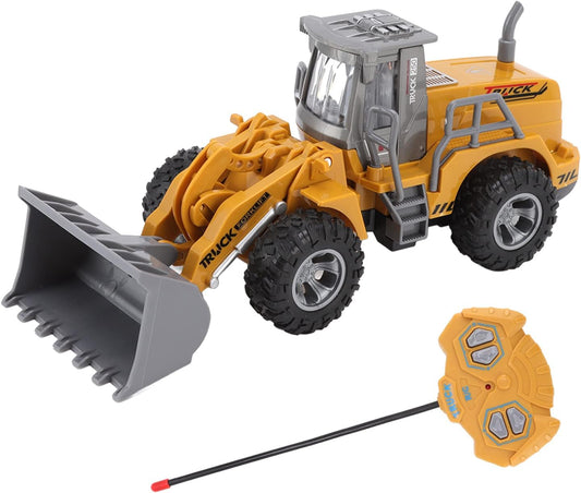 RC Construction Truck Kids Toy Engineering Excavator Track, Remote Control with Light Christmas Birthday Gift