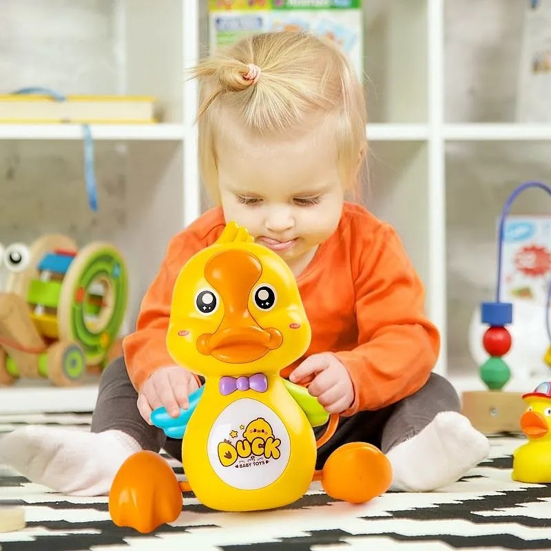 Cute Dancing Duck Toy Sensory Musical Dancing Duck Toy