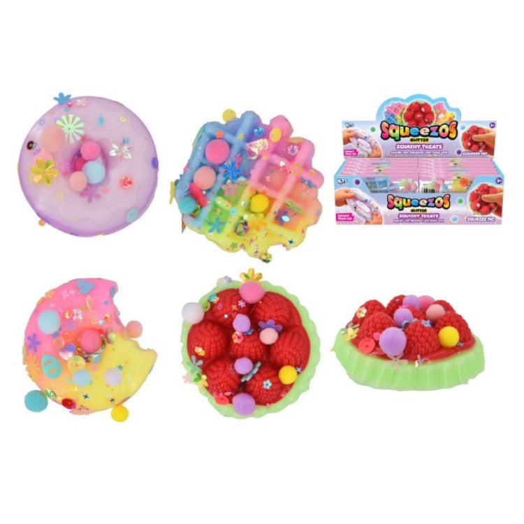 KTL Squeezos Glitter Treats Squishy - 12 PCs
