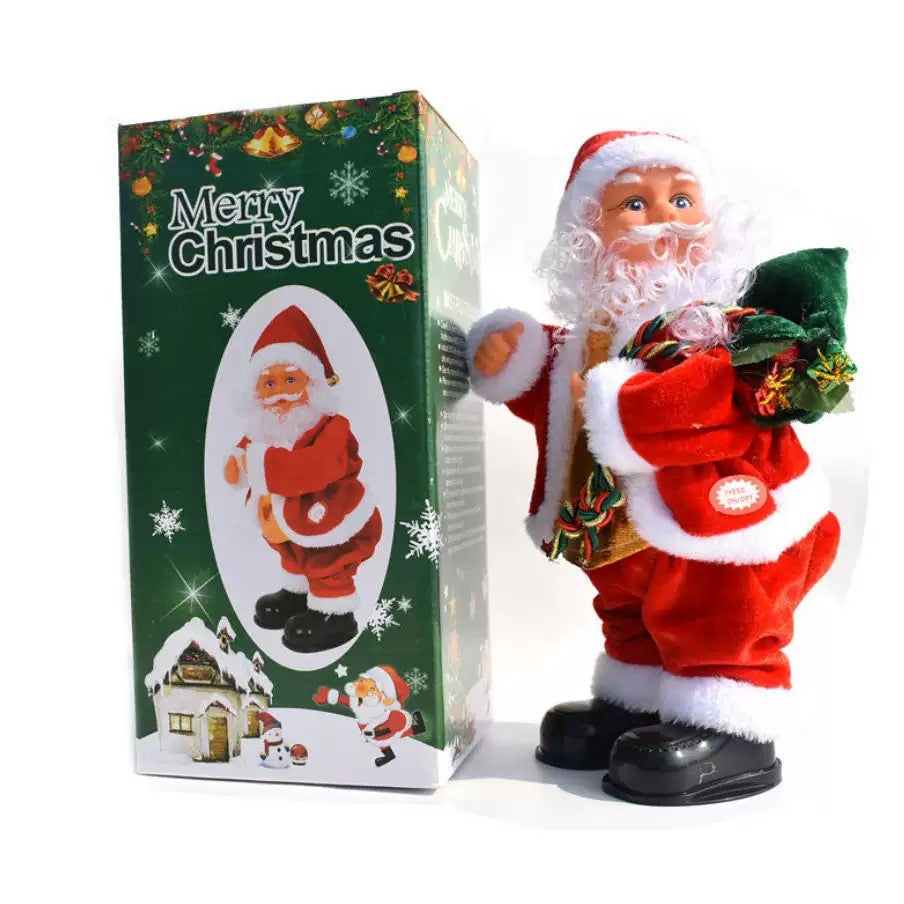 Standing Santa with Gift Sack Christmas Decoration