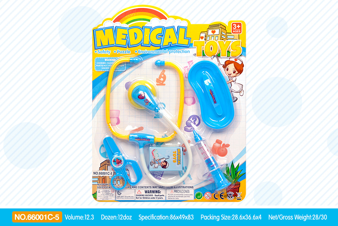 Blue & Yellow Doctor Role-Play Kit