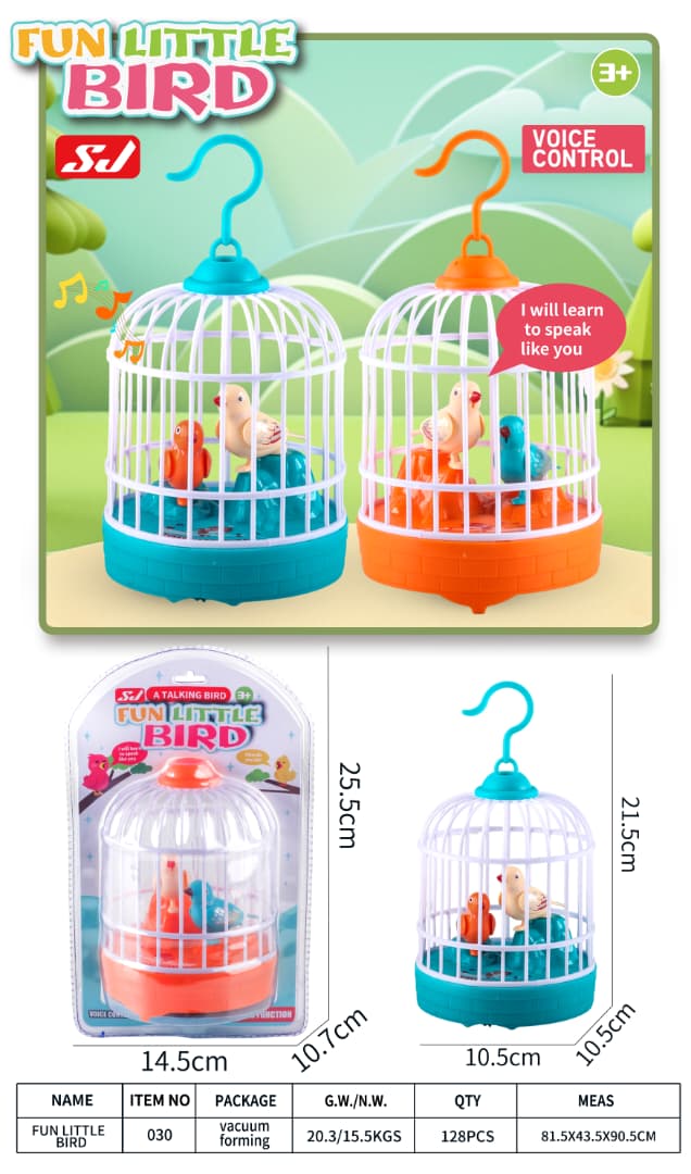 Fun Little Bird Voice Control Talking Bird Toy