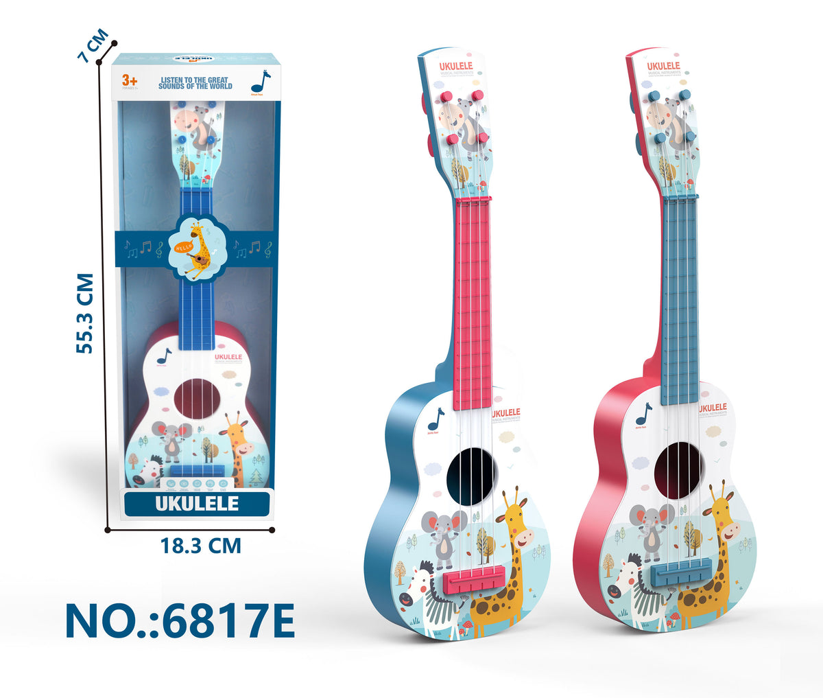 Safari Animal Toy Ukulele