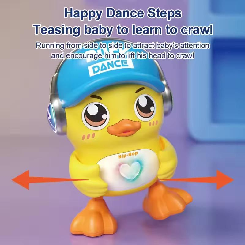 Cute Musical Dancing Duck Yellow with Light and Music