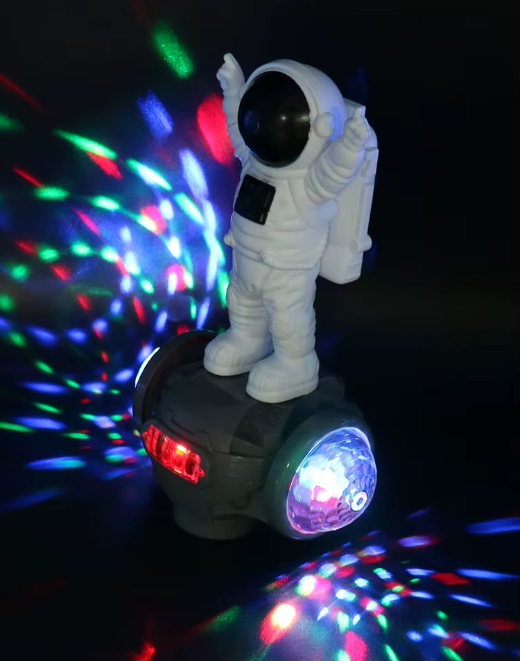 New Astronaut Robot Toy on Balance Bike with Colourful Lighting
