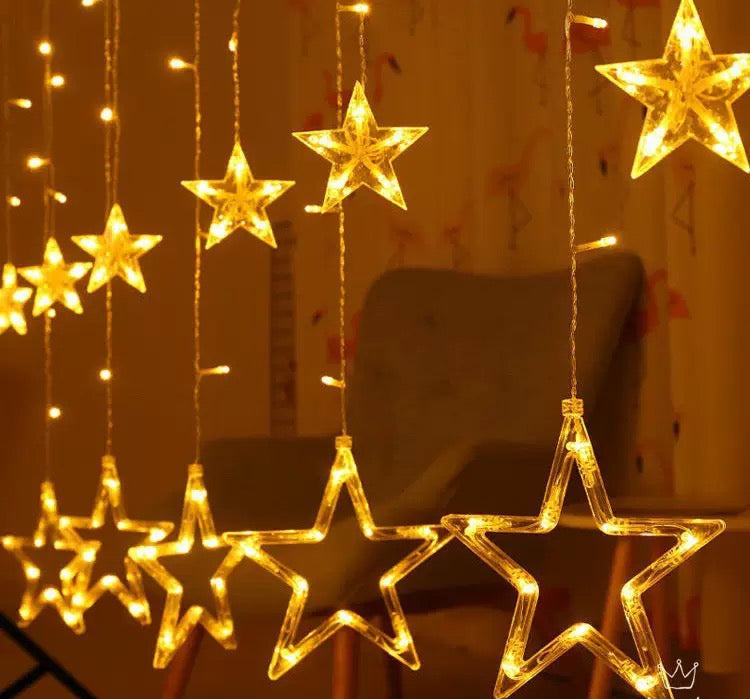 Warm White Star String Lights