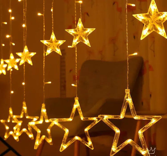 Warm White Star String Lights