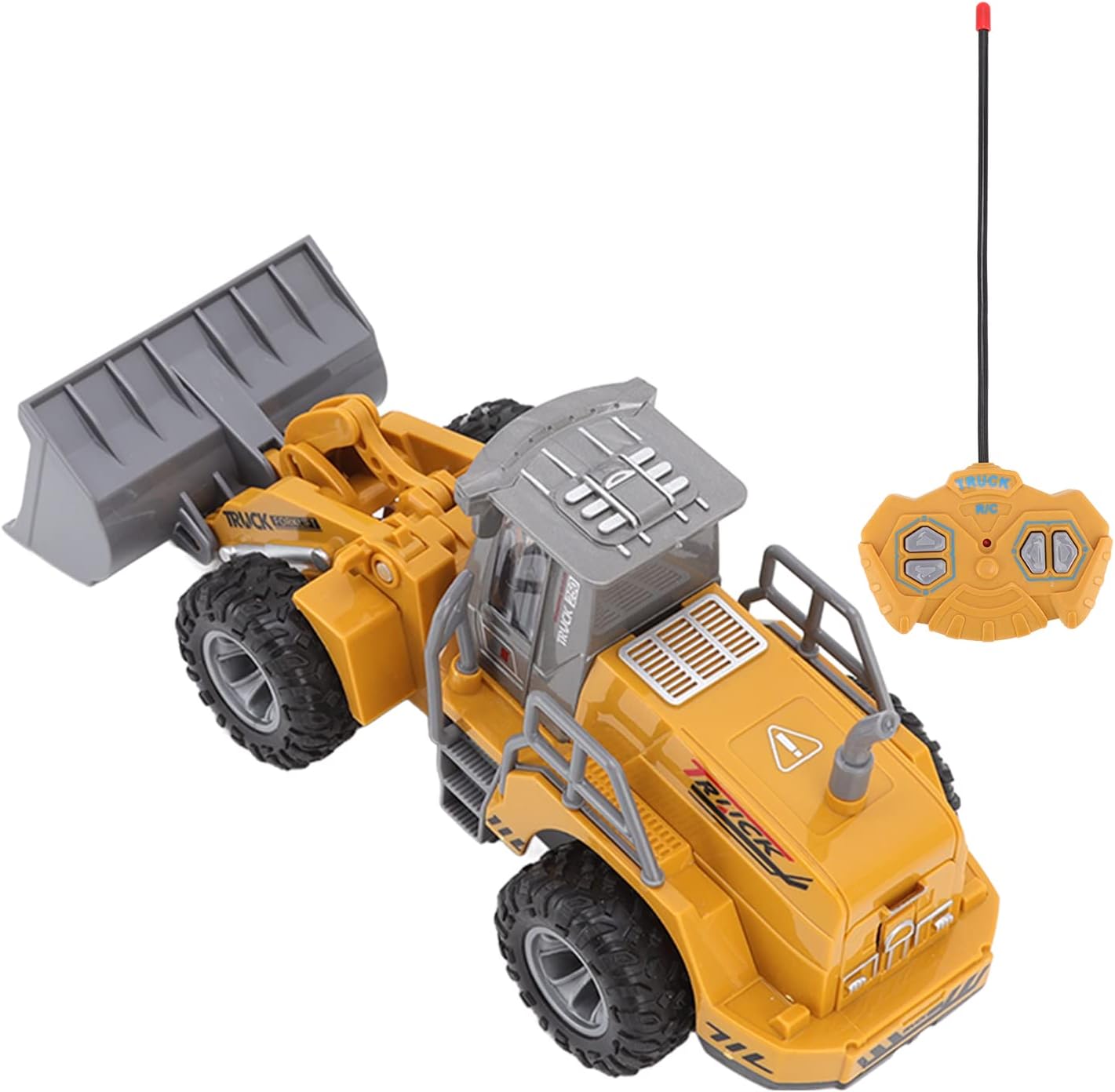 RC Construction Truck Kids Toy Engineering Excavator Track, Remote Control with Light Christmas Birthday Gift