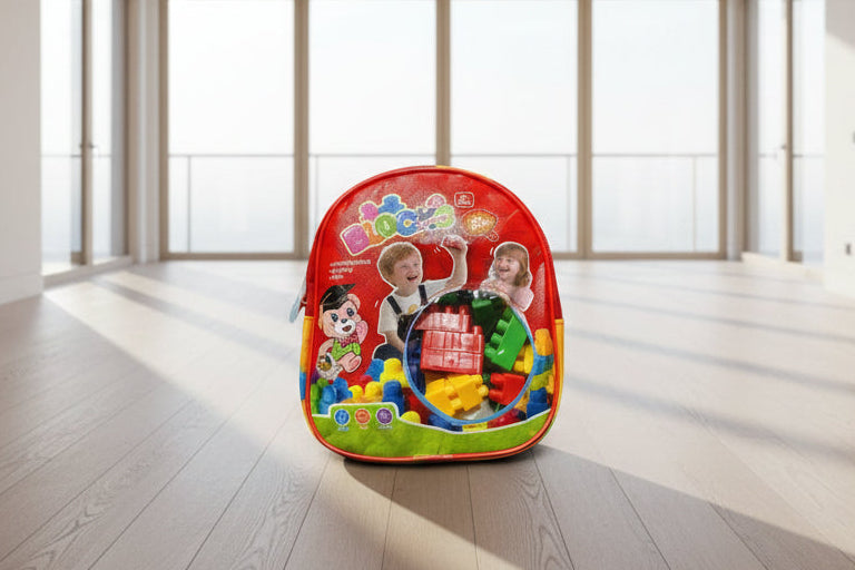 Building Blocks Bumper Backpack Set