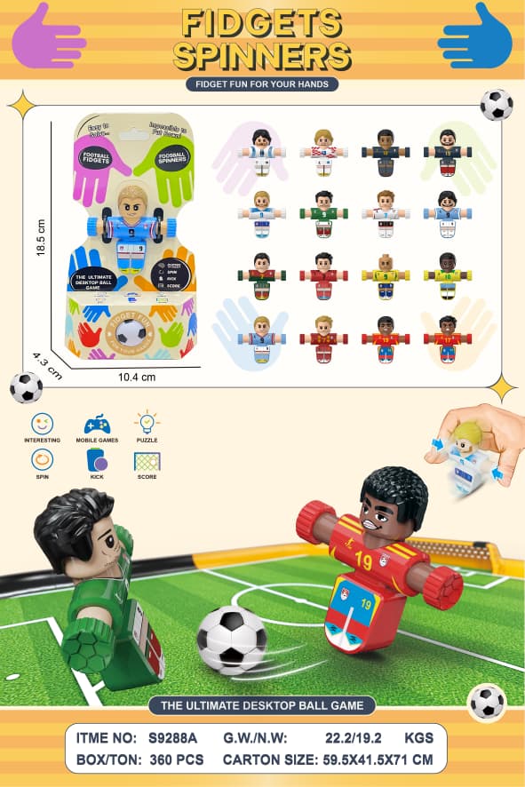 Football Fidget Spinner Desktop Ball Game