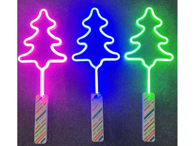 Christmas Tree LED Outline Wands - Assorted Colours