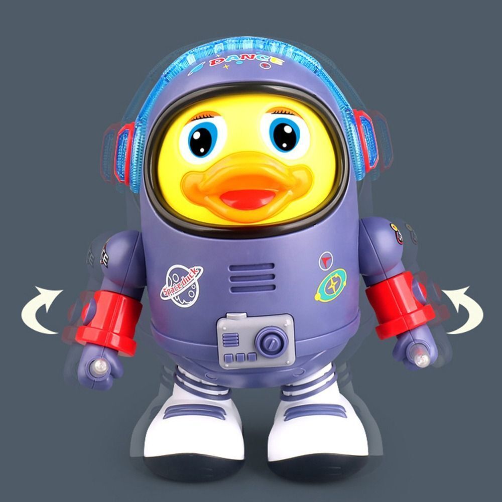 Space Dancing Duck Robot Toy with Light Music