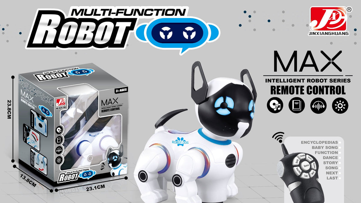 Remote Control Robot Dog with Lights, Music & Dance