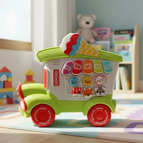 🍦 Ice Cream Cart Electronic Organ Toy