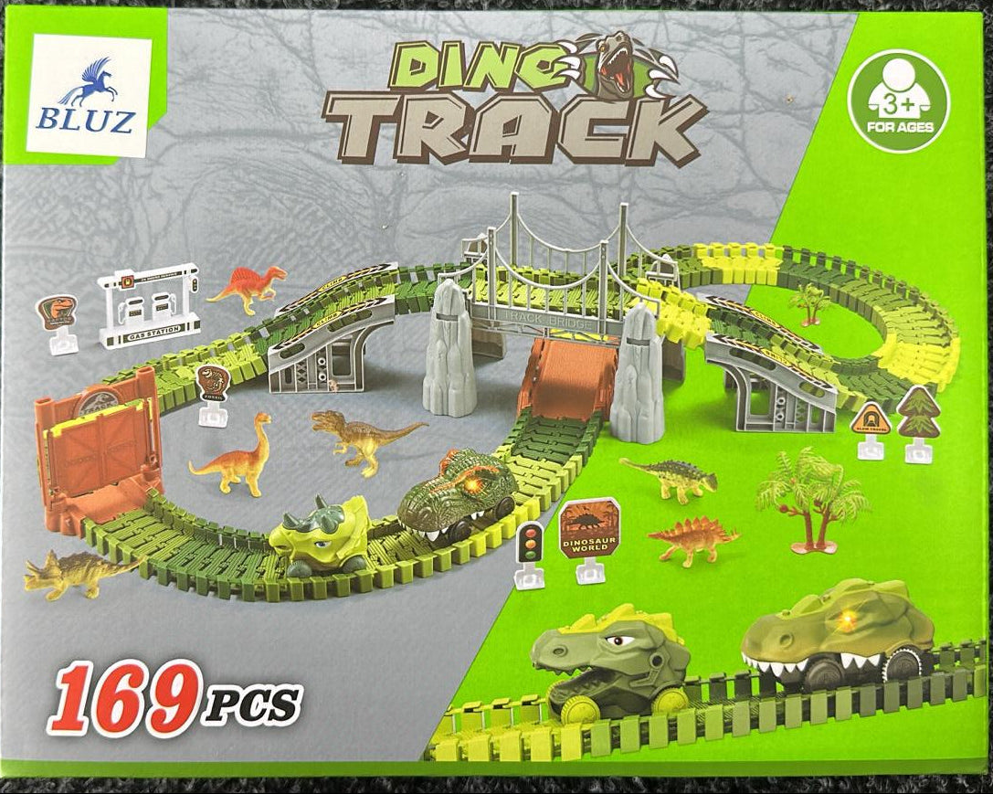 169 PCs Dinosaur Track Set
