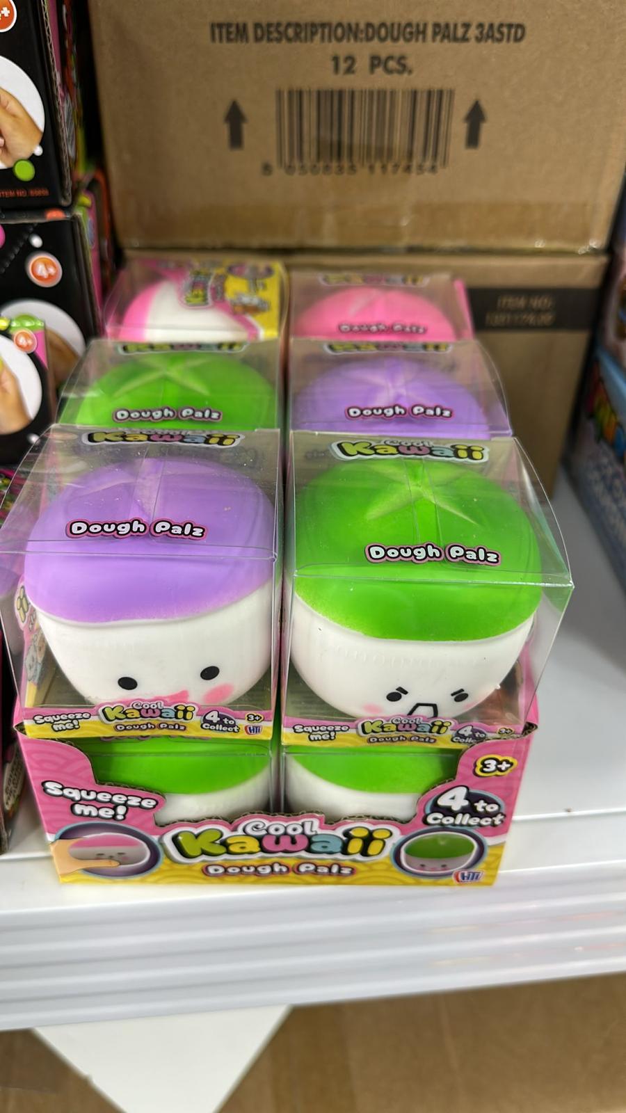 SQUEEZY DOUGH PALZ - 12 Pieces in a Box
