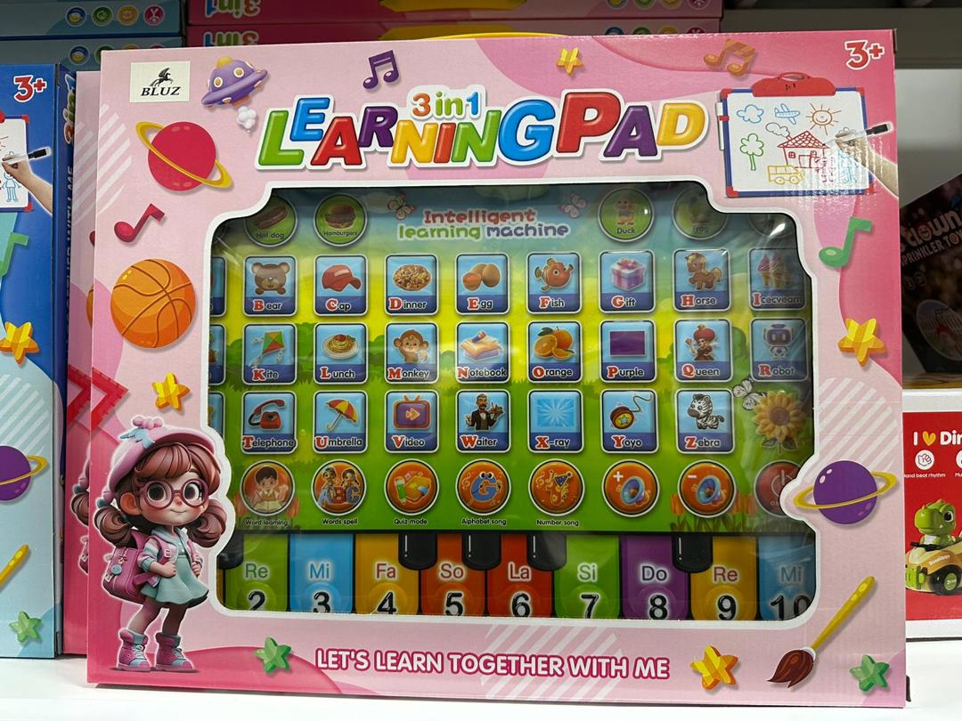 BLUZ 3-in-1 Learning Pad – Girls Pink Edition | Intelligent Learning Machine
