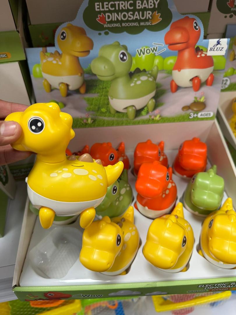 Bluz Electric Baby Dinosaur Toy – Walking, Rocking & Music (Age 3+)