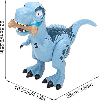 Dinosaur World Cute T-Rex Electronic Walking Dinosaur Toy with Light & Sound