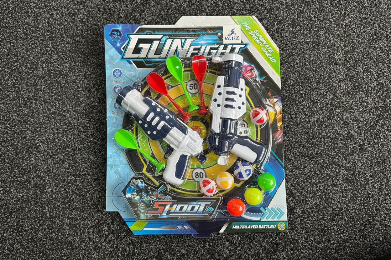 GunFight Alliance Dart & Ball Shooting Set – Double Gun (AY26-31)