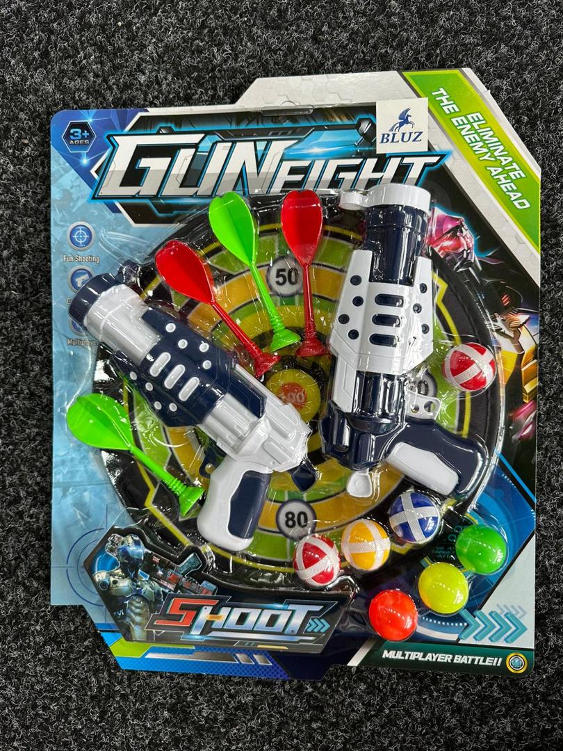 GunFight Alliance Dart & Ball Shooting Set – Double Gun (AY26-31)
