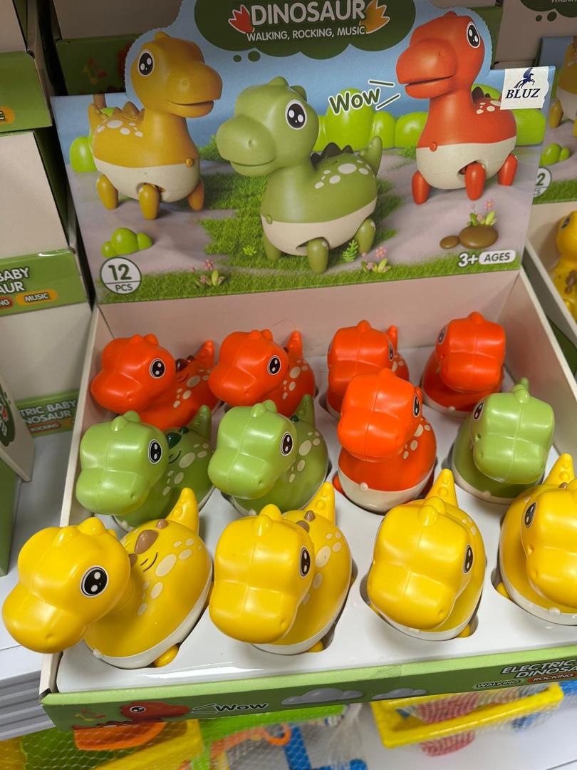 Bluz Electric Baby Dinosaur Toy – Walking, Rocking & Music (Age 3+)